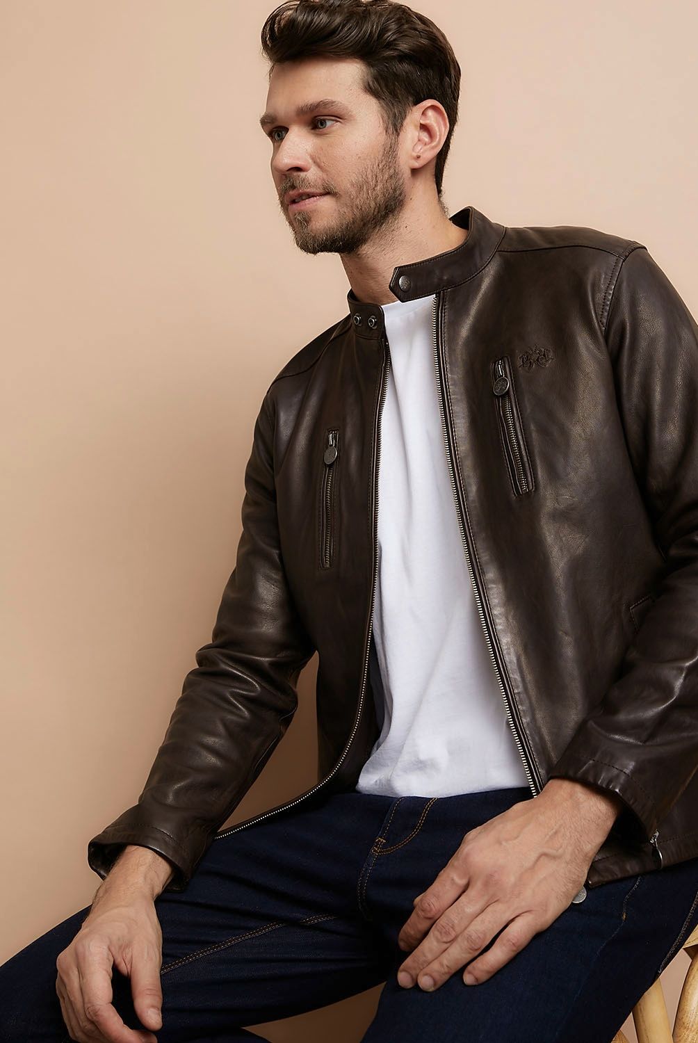 LA MARTINA - Chaqueta 100% Cuero Hombre La Martina