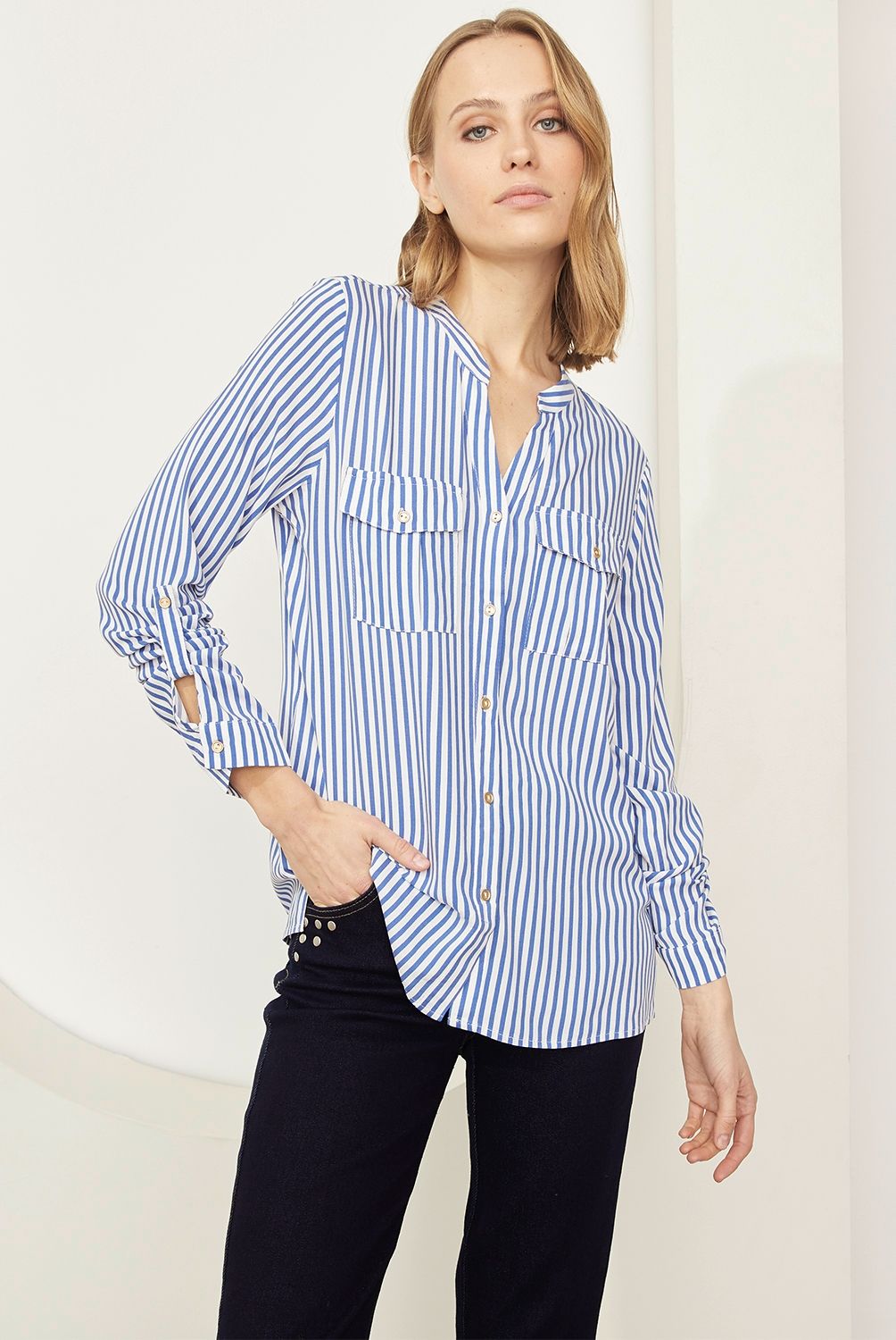 BASEMENT - Blusa Manga Larga Mujer Basement