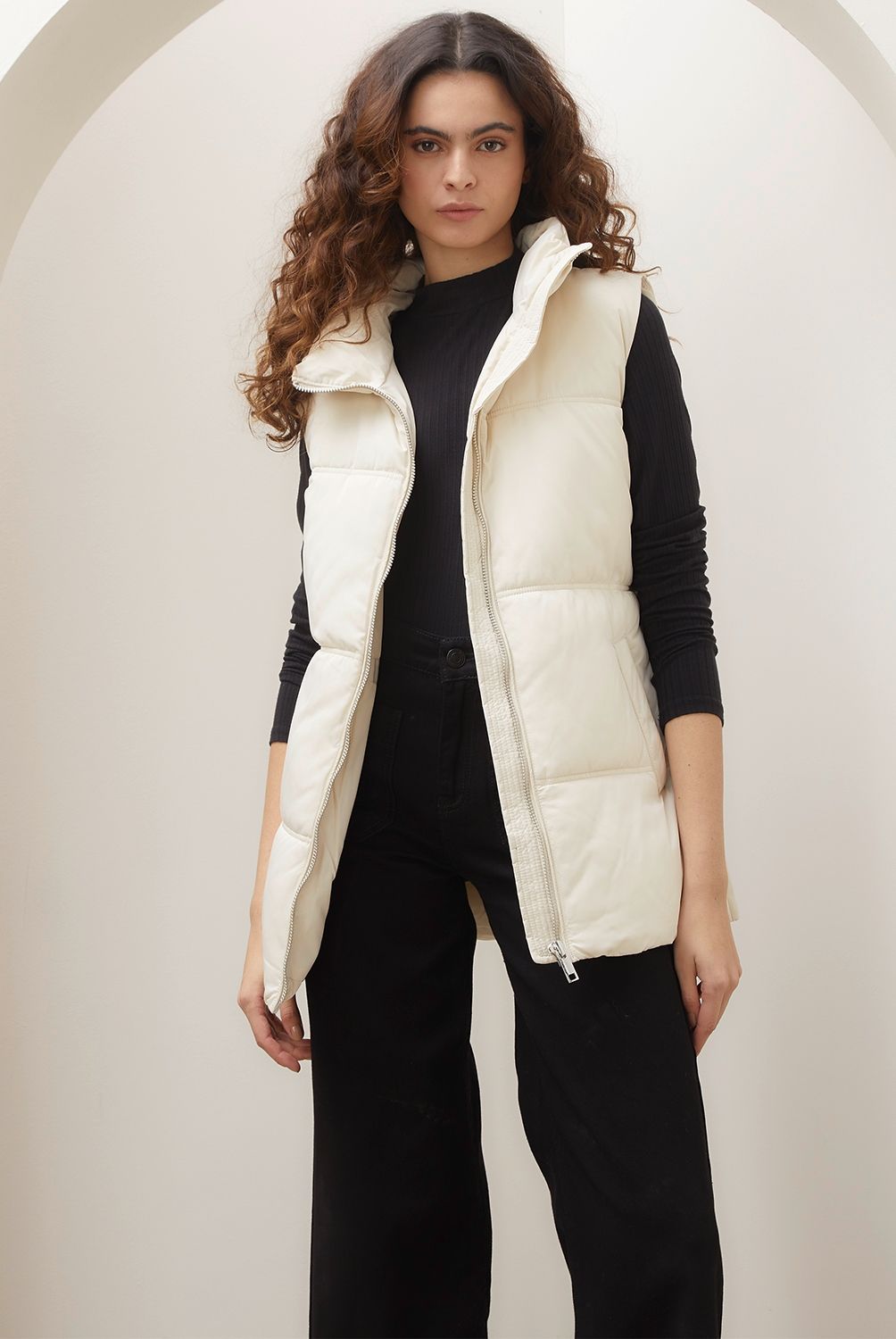 BASEMENT - Basement Parka Sin Mangas Mujer