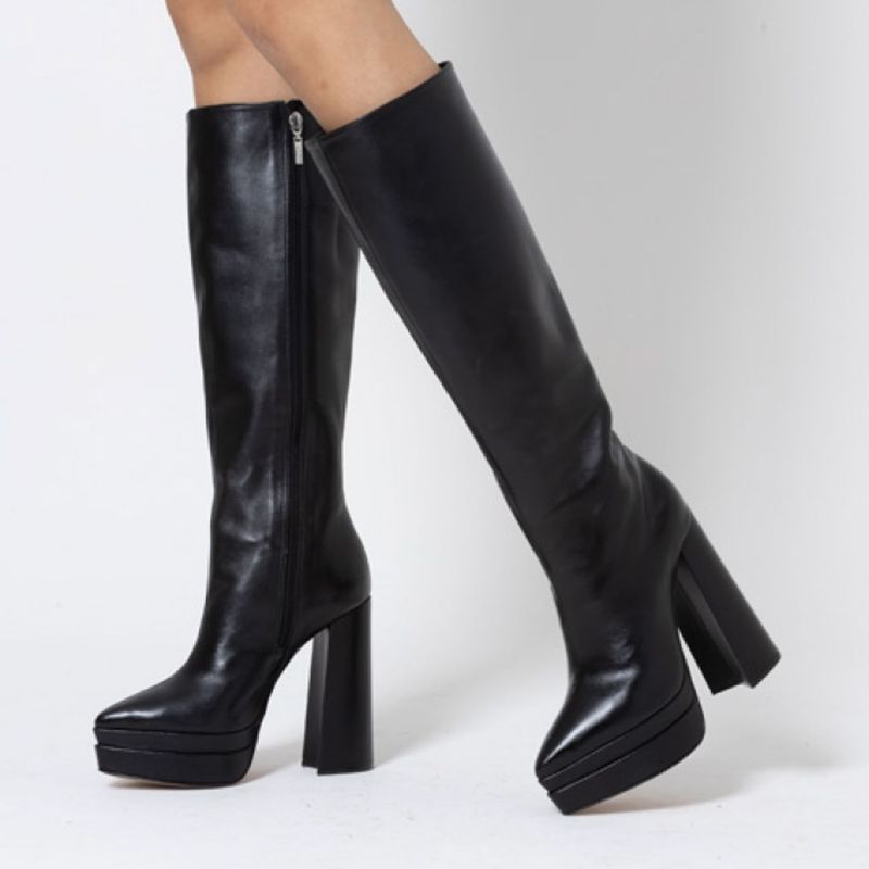 SCHUTZ - Bota Mujer Cuero Negro Schutz