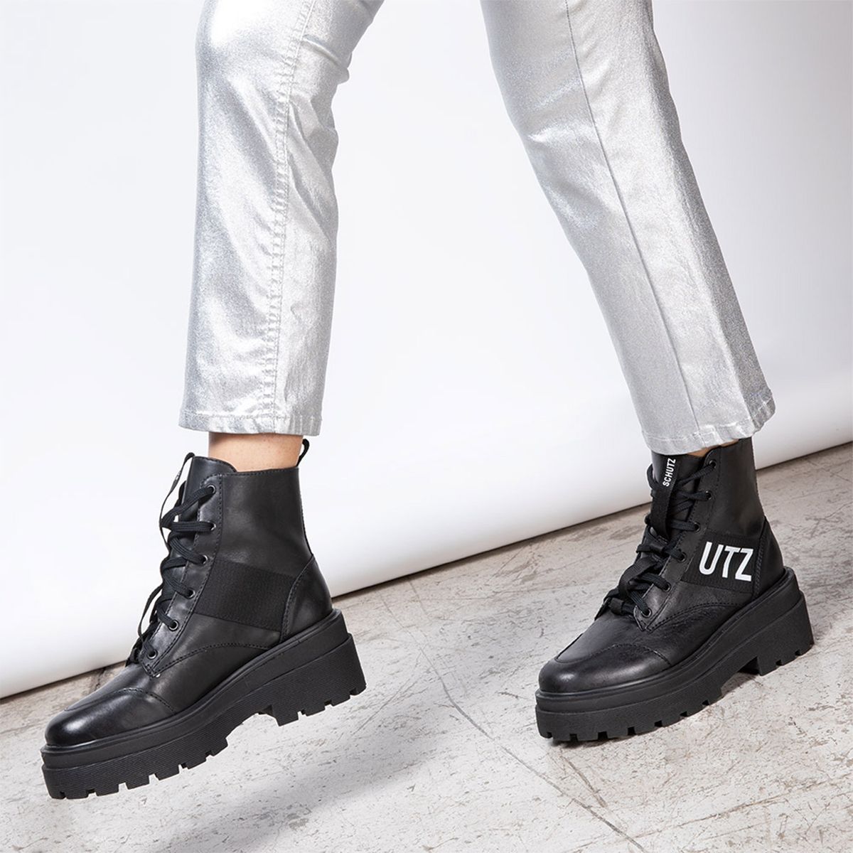 SCHUTZ - Botín Mujer Cuero Negro Schutz