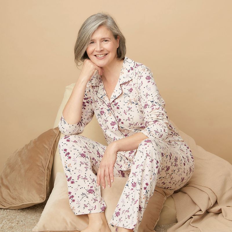 S COCCI - Pijama Manga Larga Mujer Stefano Cocci