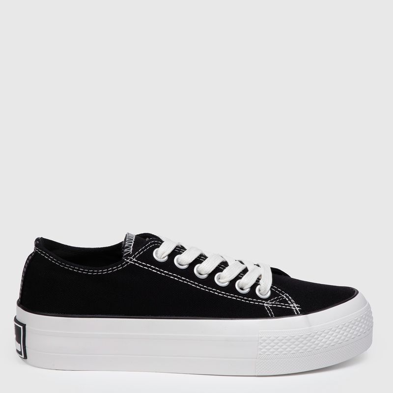AMERICANINO - Zapatilla Urbanas Americanino con Plataforma para Mujer Negro