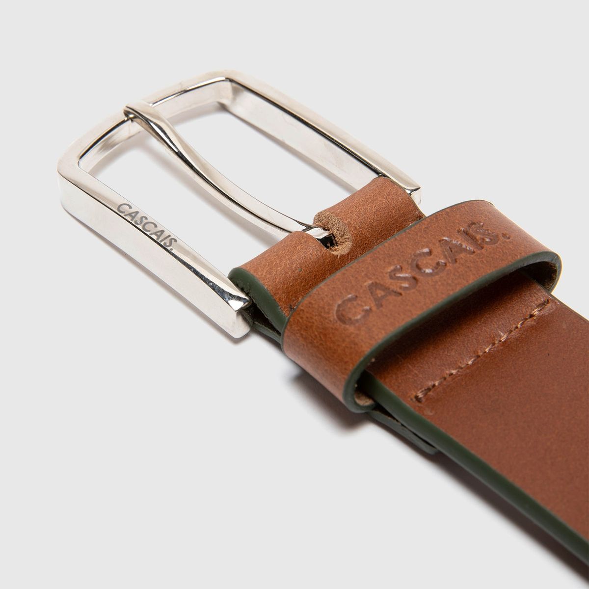 CASCAIS - Cinturón Cuero Hombre Cascais Diseño Liso