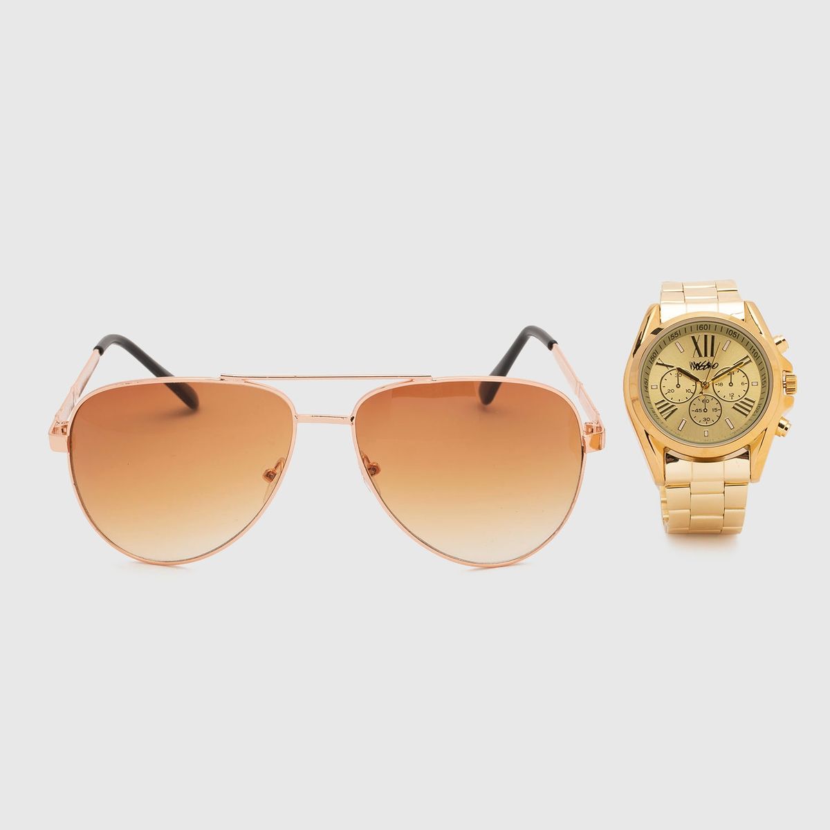 MOSSIMO - Pack Reloj Análogo Mujer + Anteojos de Sol Mossimo