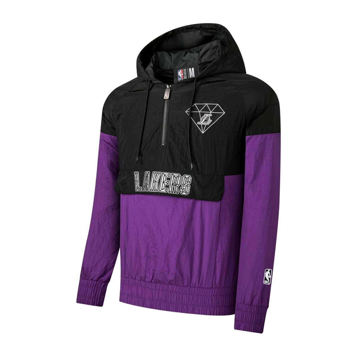 NBA - Nba Cortaviento con Gorro Manga Larga Hombre