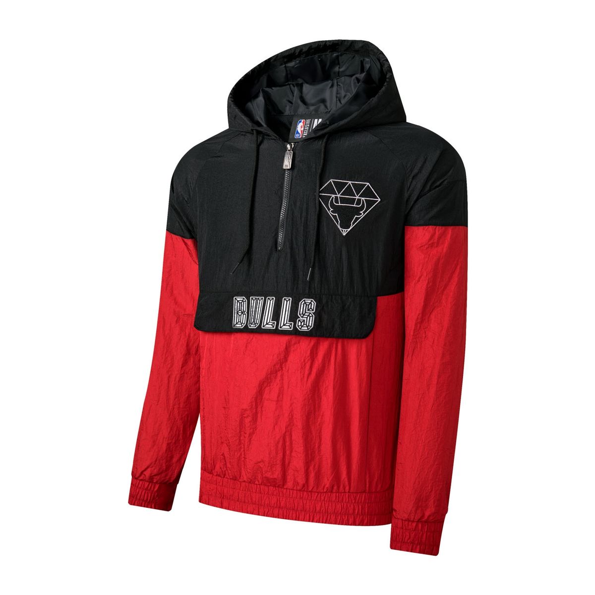 NBA - NBA Cortaviento con Gorro Manga Larga Hombre