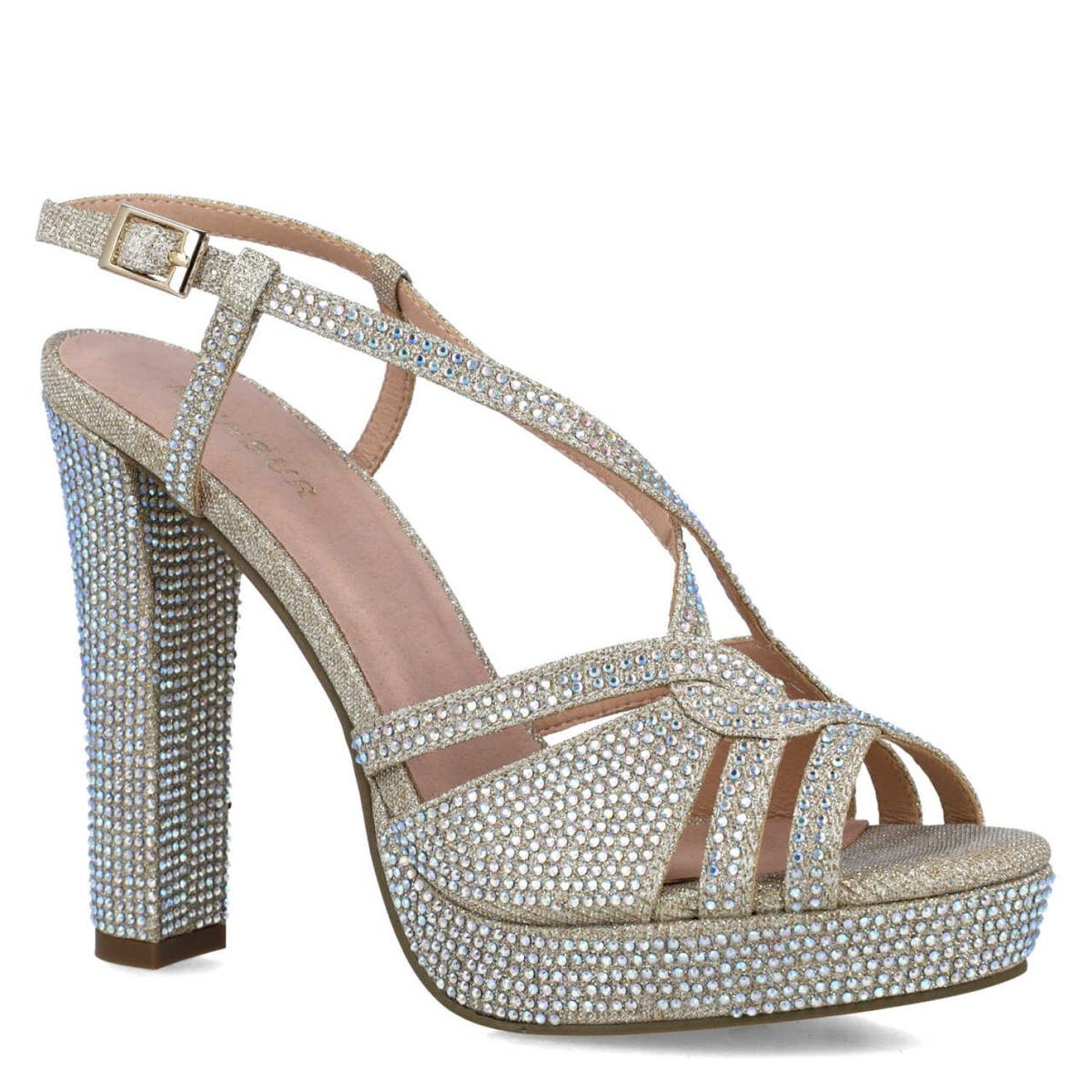 MENBUR - Sandalia  Mujer Dorado Menbur