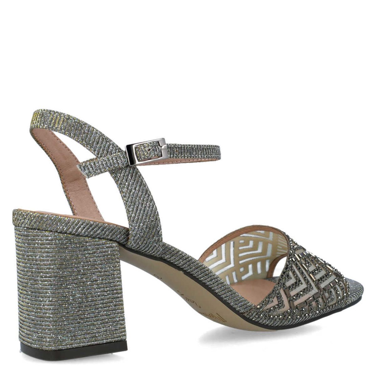 MENBUR - Sandalia Mujer Plateado Menbur