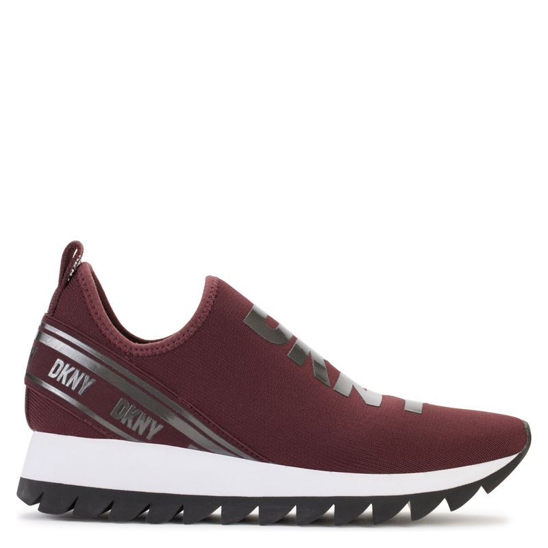 DKNY - Zapatilla Urbana Mujer Burdeo DKNY