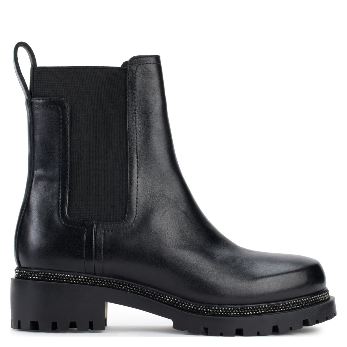 DKNY - Botín Mujer Cuero Negro DKNY