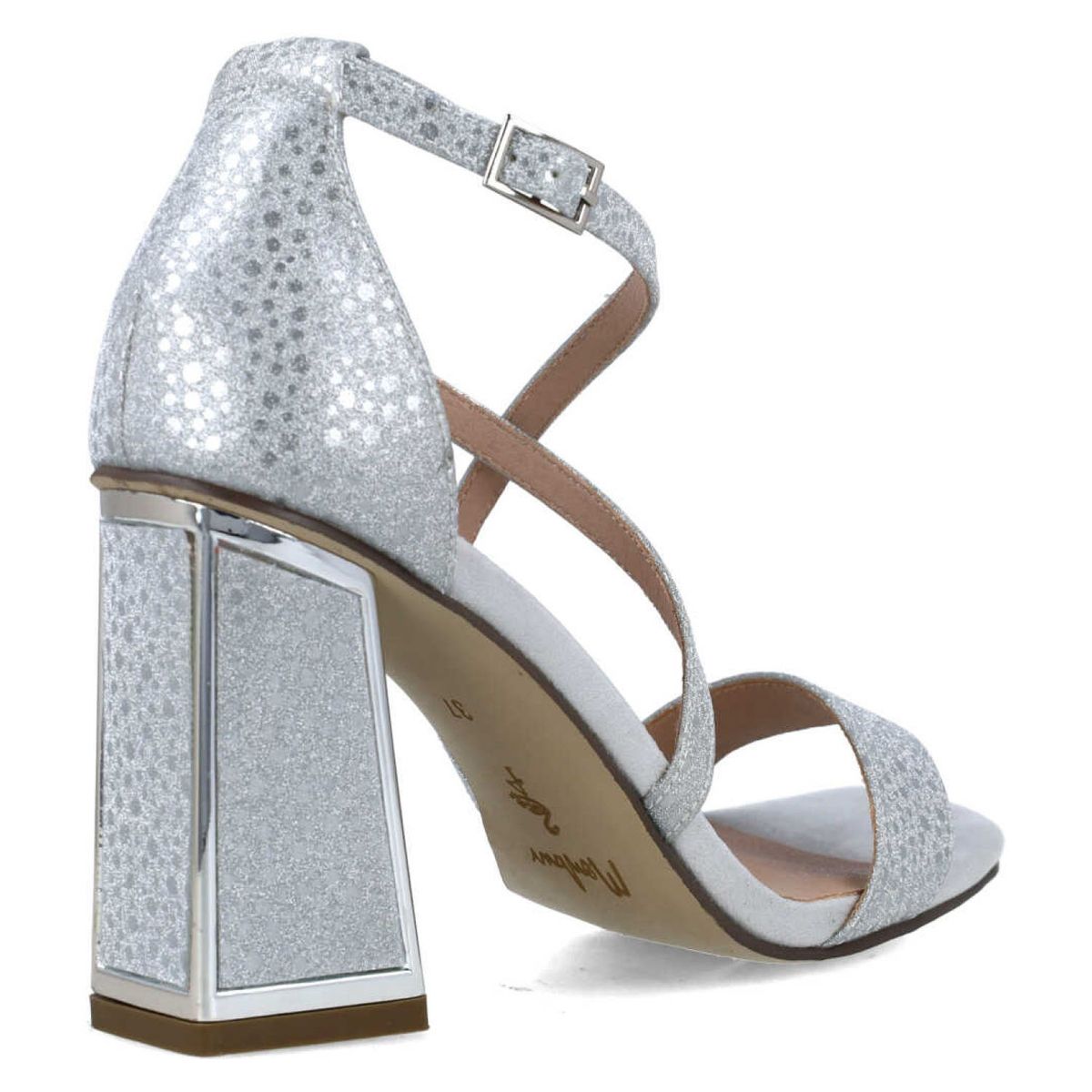 MENBUR - Sandalia Mujer Plateado Menbur