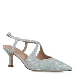 MENBUR - Zapato Formal Mujer Plateado