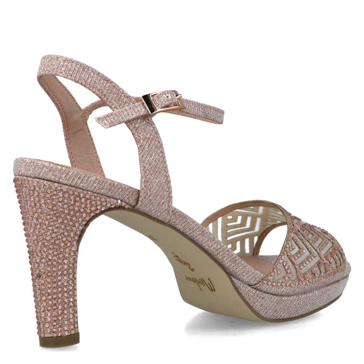 MENBUR - Sandalia Mujer Dorado Menbur