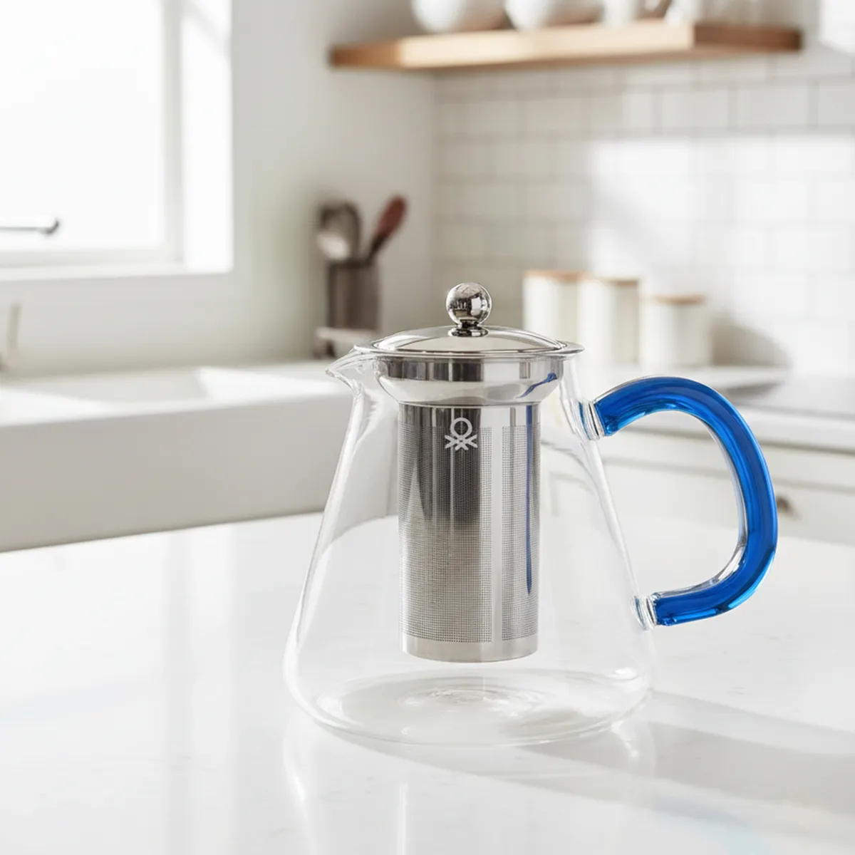 BENETTON - Tetera Con Infusor Vidrio 1,5 Litros Benetton