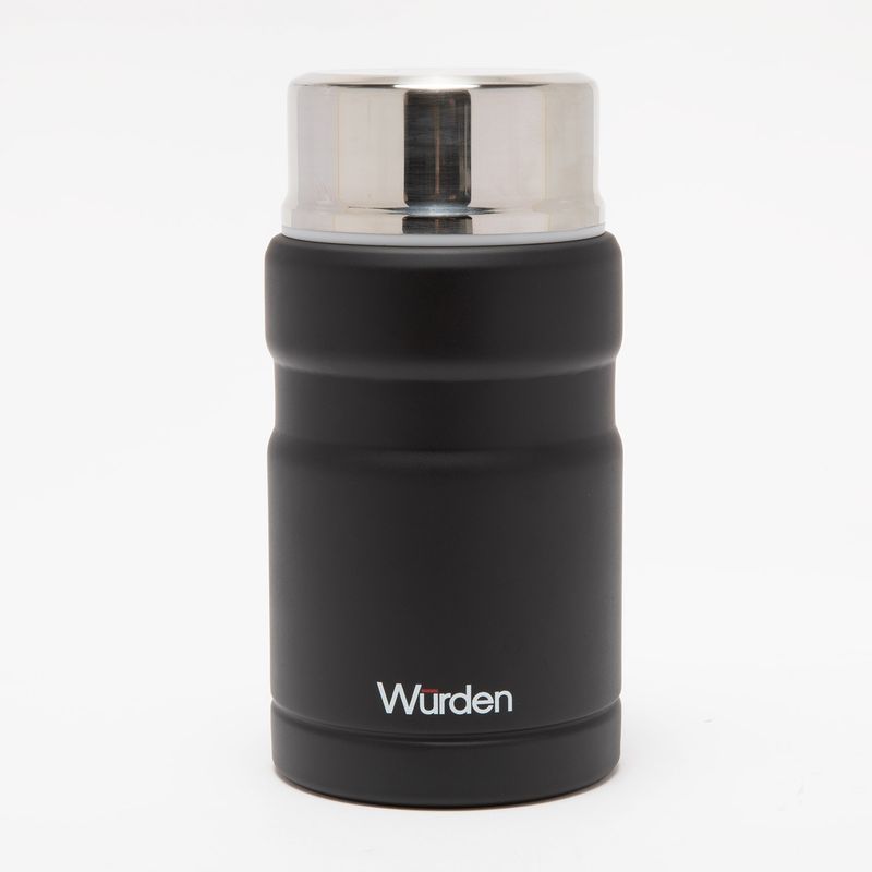 WURDEN - Termo Comida Wurden Acero Inoxidable 750Ml Negro