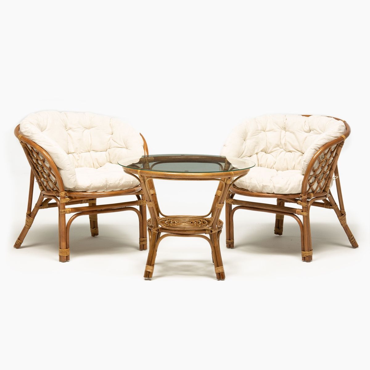 ROBERTA ALLEN - Juego de Living Terraza Rattán Roberta Allen Maka Café