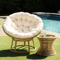BASEMENT HOME - SILLA REDONDA PAPASAN NAT