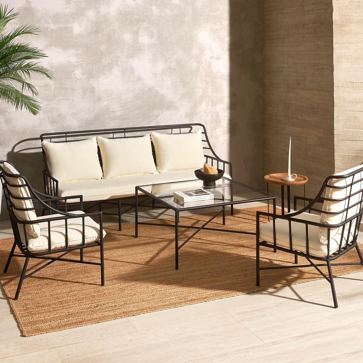 BASEMENT HOME - Mesa de Centro Saint Trop Vidrio Basement Home