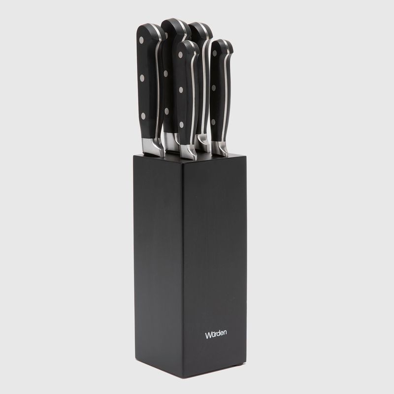 WURDEN - Set De Cuchillos Wurden 7 Piezas Con Taco Jan