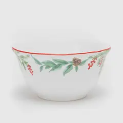 ROBERTA ALLEN - Bowl 16 cm Muérdago Navidad Roja
