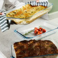 MICA - Set 3 Fuentes Refractarias Vidrio