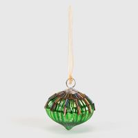 Adorno Colgante Navidad Mercury Green 8 Cm