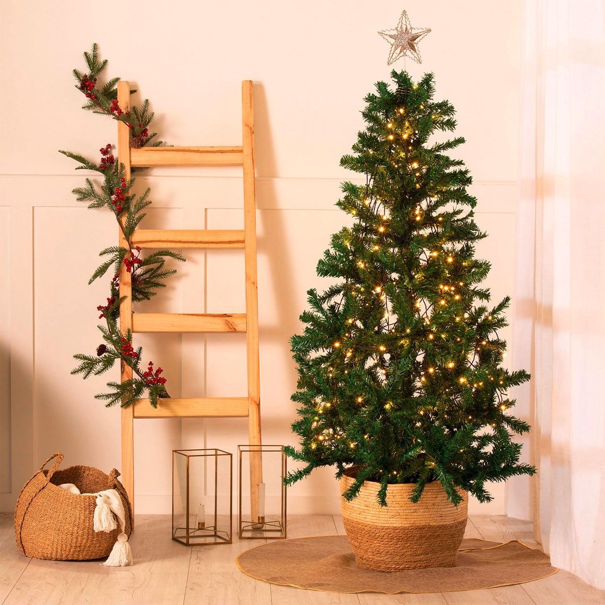 MICA - Árbol Navidad Pino 380 Ramas 180 Cm Mica