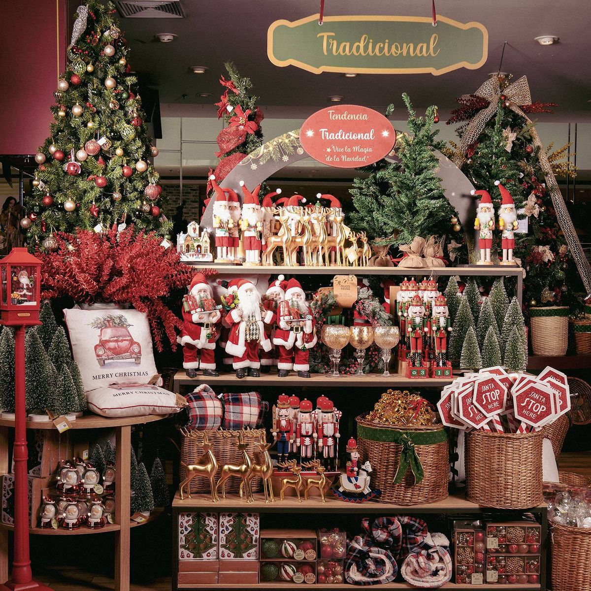 MICA - Set 24 Adornos De Madera Colgantes Para Árbol De Navidad Mica