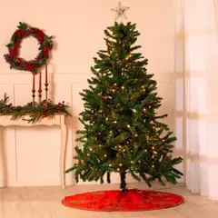 MICA - Árbol De Navidad Con Detalles De Frutas 180 Cm