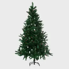 MICA - Árbol De Navidad Con Detalles De Frutas 180 Cm