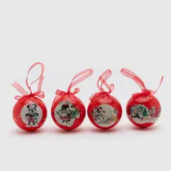 DISNEY - Set Esferas Decorativas Navidad Colgante 7.5 Cm