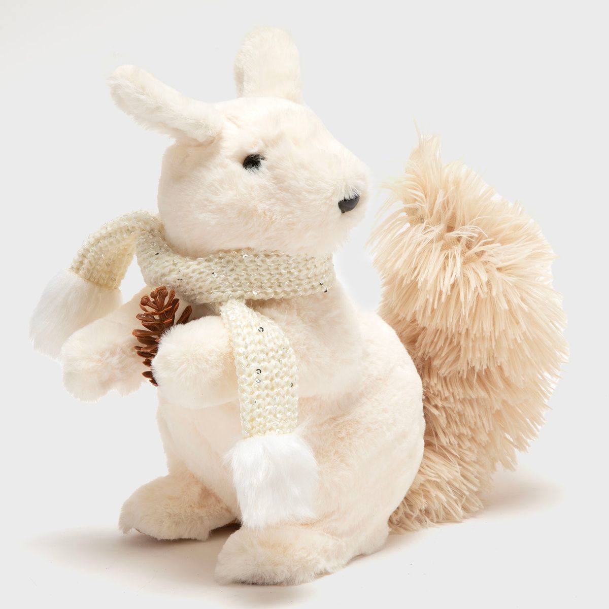 MICA - Adorno Muñeco Ardilla Navidad 27X30 Cm Mica