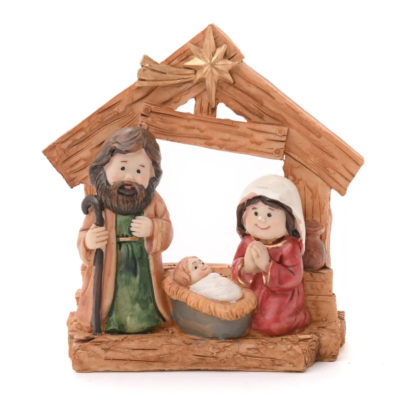 MICA - Pesebre Marrón 17X6.2X17Cm Mica