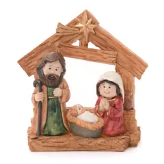 MICA - Pesebre 17X6X17 cm Adorno Navidad Decoración