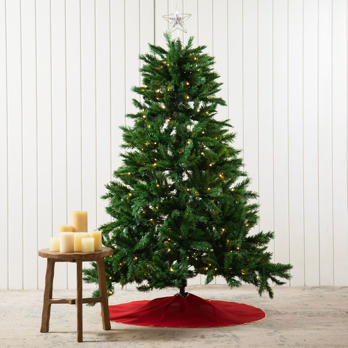 MICA - Árbol Navidad Pino Con 300 Luces Led 180 Cm Mica