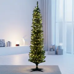 MICA - Árbol Navidad Pino Delgado 942 Ramas 210 Cm