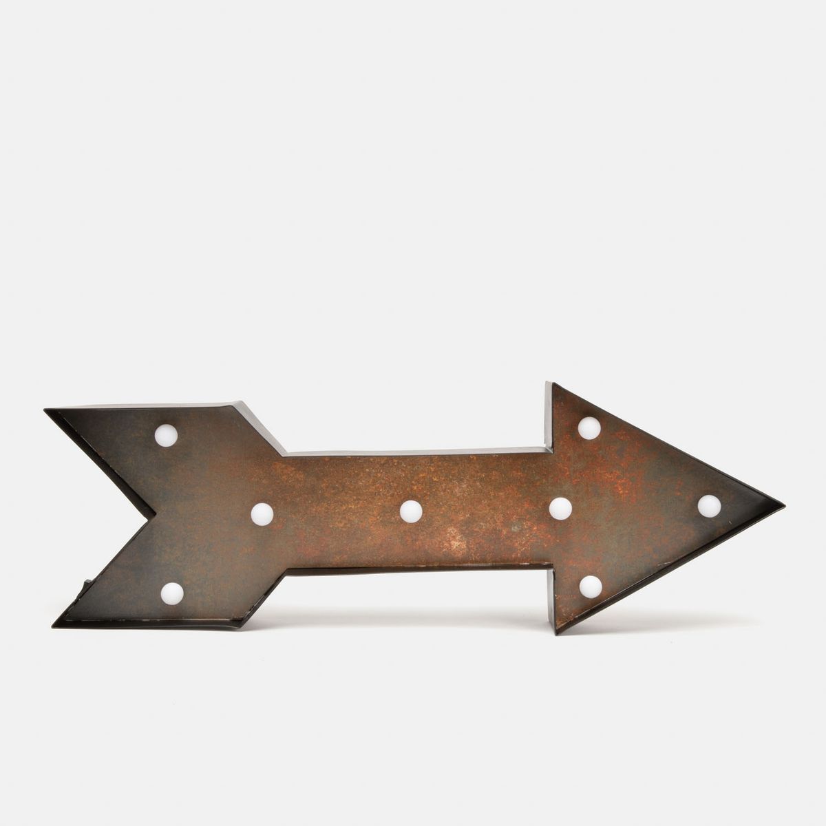 MICA - Letrero Neón Flecha Metálica Mica