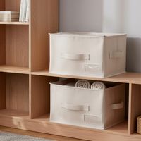 Set 2 Canastos Con Cierre Canvas S