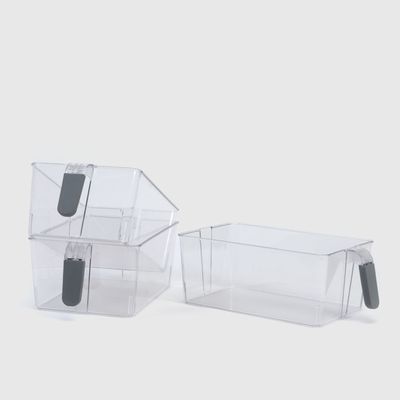 Mica Organizador De Refrigerador Transparente Con Manilla