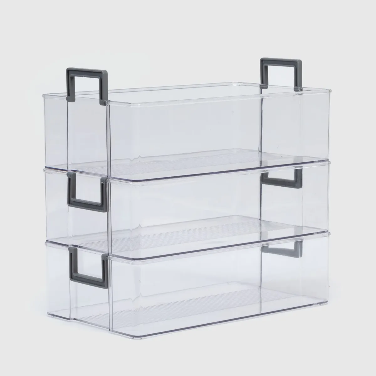 MICA - Organizador De Refrigerador Apilable Clear Mica