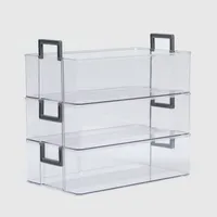 Organizador De Refrigerador Apilable Clear