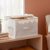 Canasto Con Cierre Canvas L