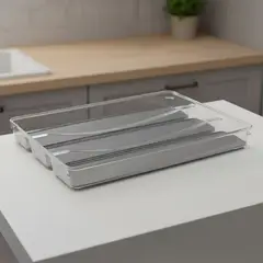 MICA - Organizador De Utensilios Rubber 3 Divisiones