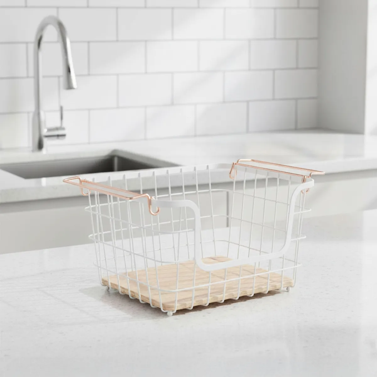 MICA - Canasto Metal Apilable L Mica