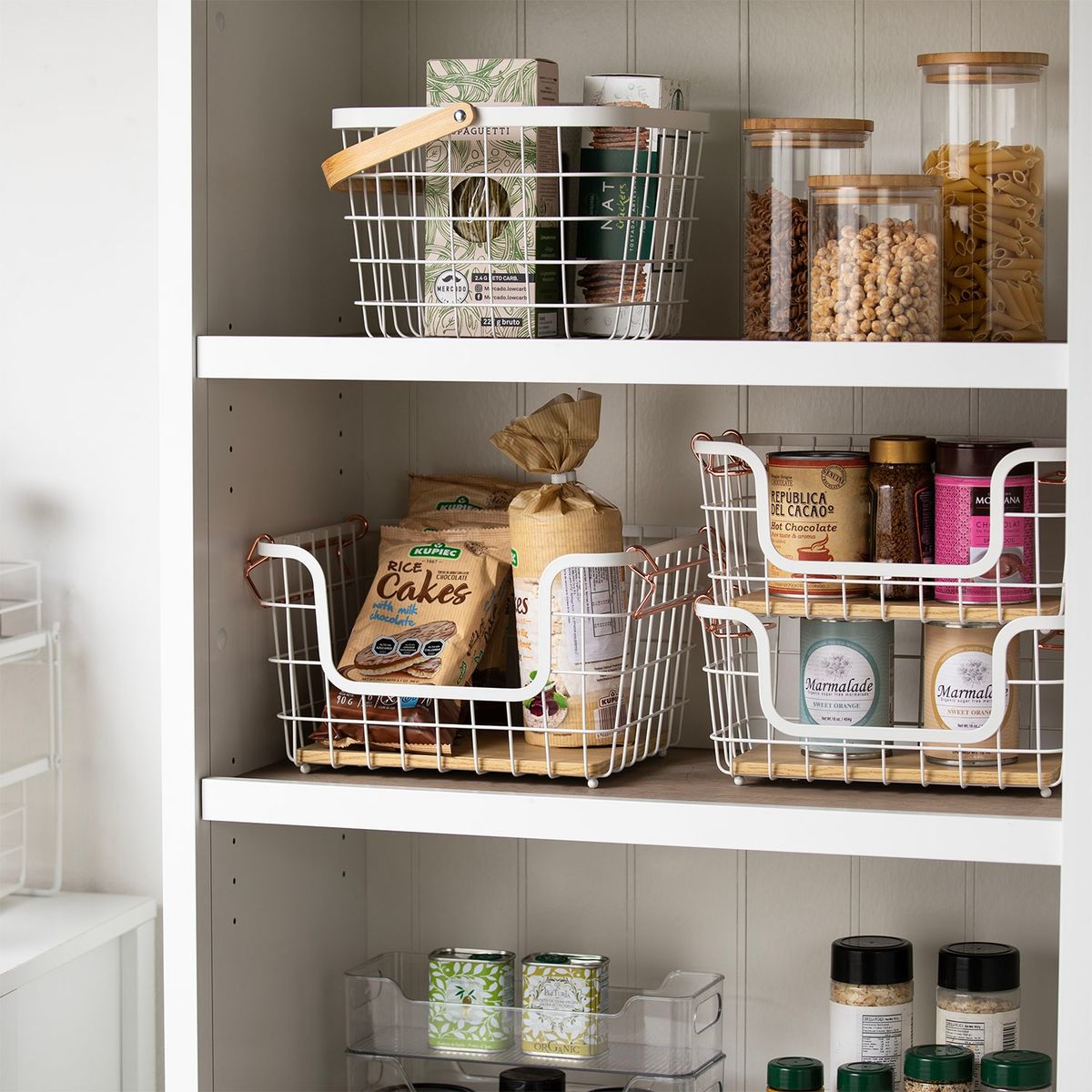 MICA - Canasto Metal Apilable L Mica