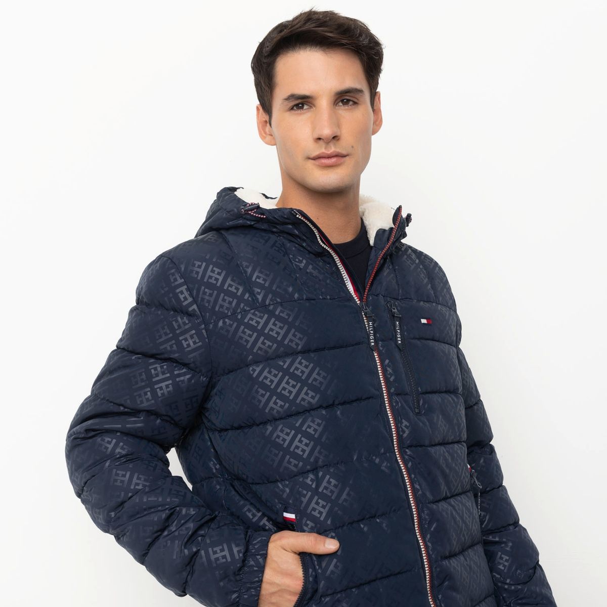 TOMMY HILFIGER - Parka Manga Larga Poliéster Hombre Tommy Hilfiger