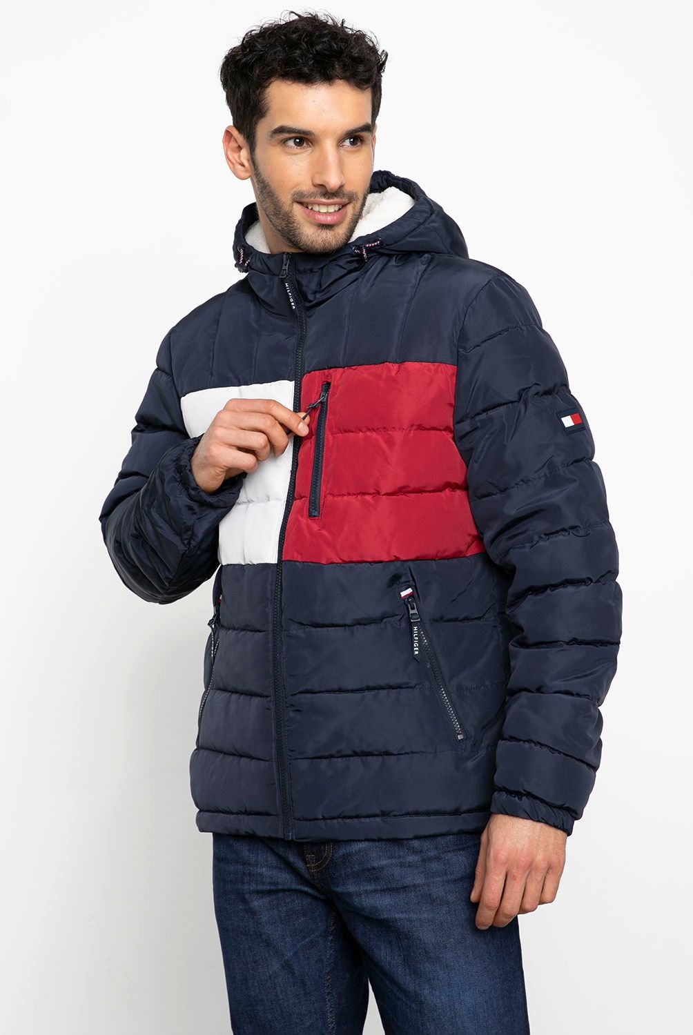 TOMMY HILFIGER - Parka Manga Larga Poliéster Hombre Tommy Hilfiger