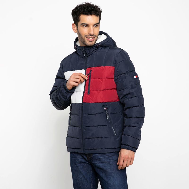 TOMMY HILFIGER - Parka Manga Larga Poliéster Hombre Tommy Hilfiger