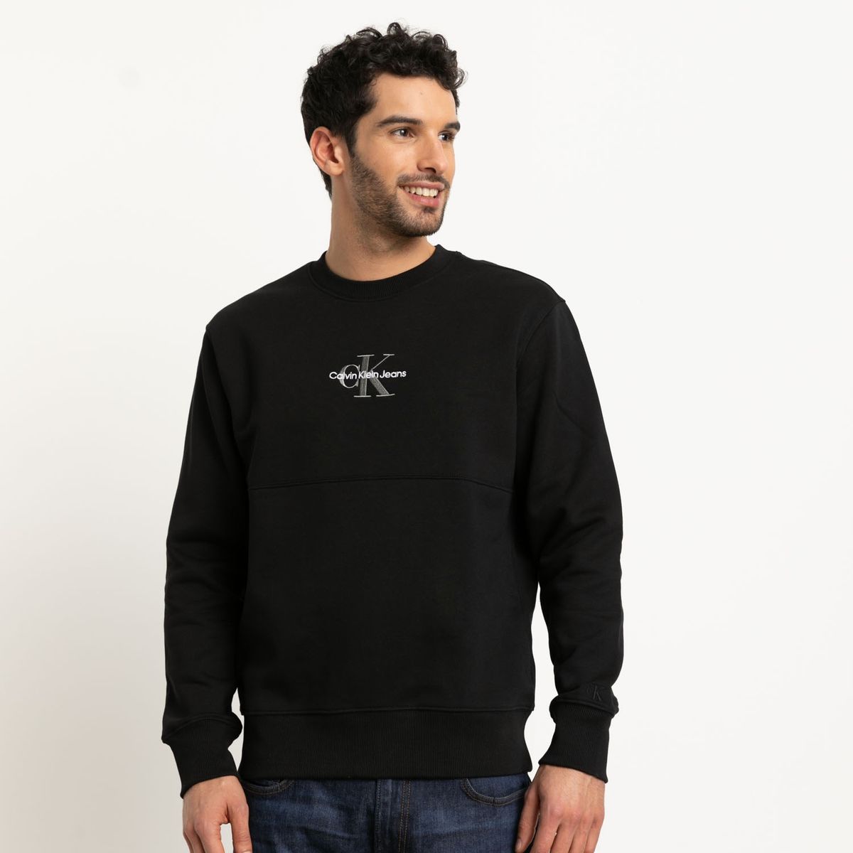 CALVIN KLEIN - Polerón Algodón Reciclado Hombre Calvin Klein